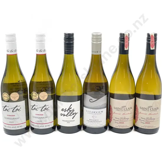 NZ Six Assorted Chardonnay