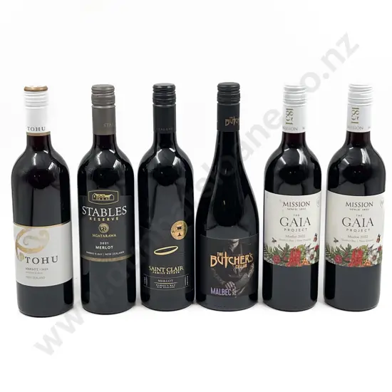 NZ Six Assorted Merlot