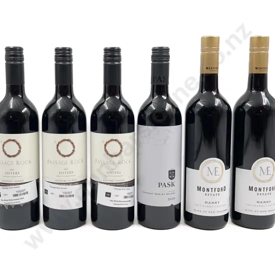 NZ Six Assorted Red Blends