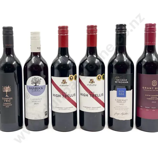AUST Six Assorted Red Blends