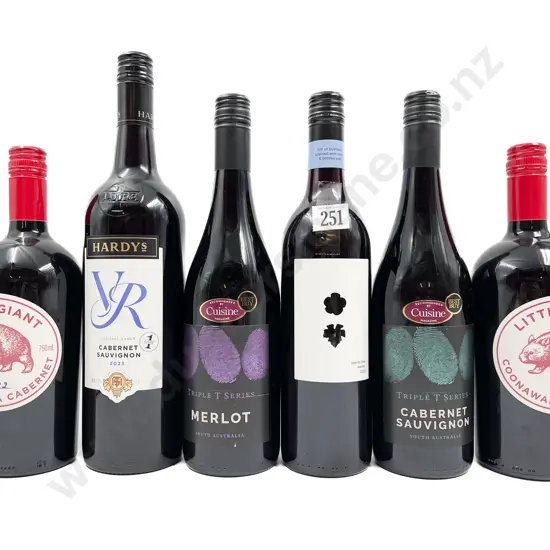 AUST Six Assorted Red Blends