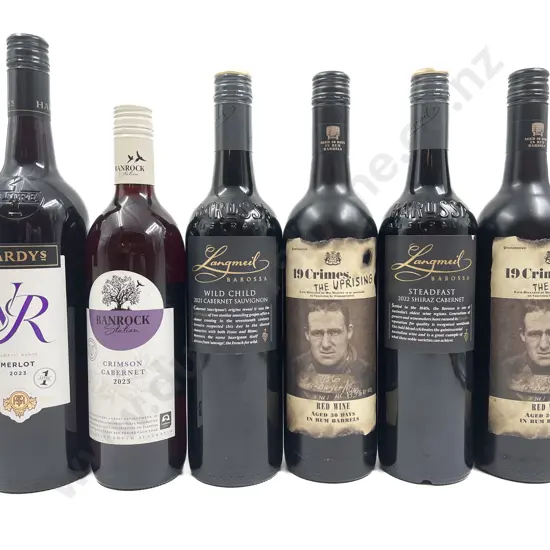 AUST Six Assorted Red Blends