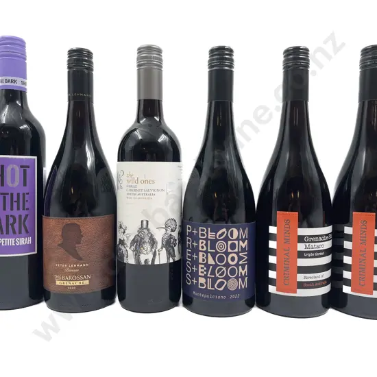 AUST Six Assorted Red Blends