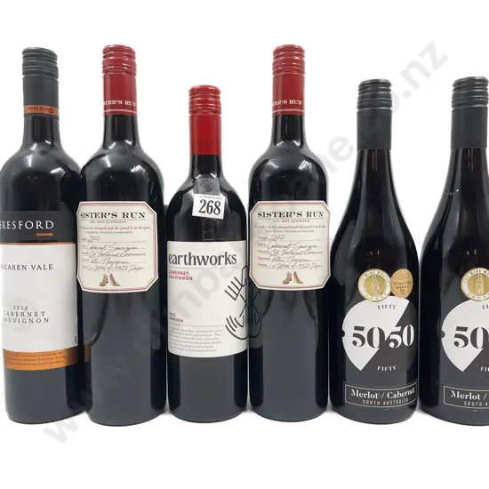 AUST Six Assorted Red Blends