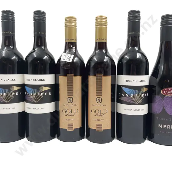 AUST Six Assorted Merlot