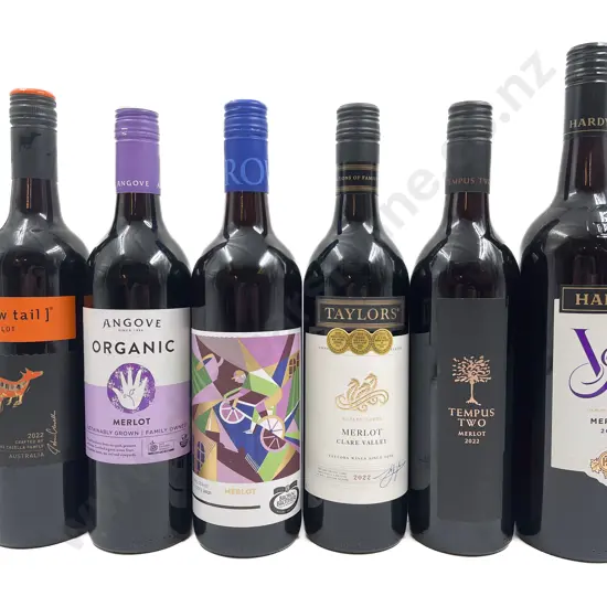AUST Six Assorted Merlot