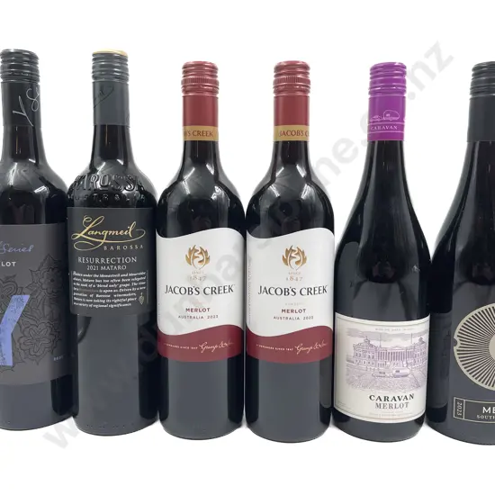 AUST Six Assorted Merlot