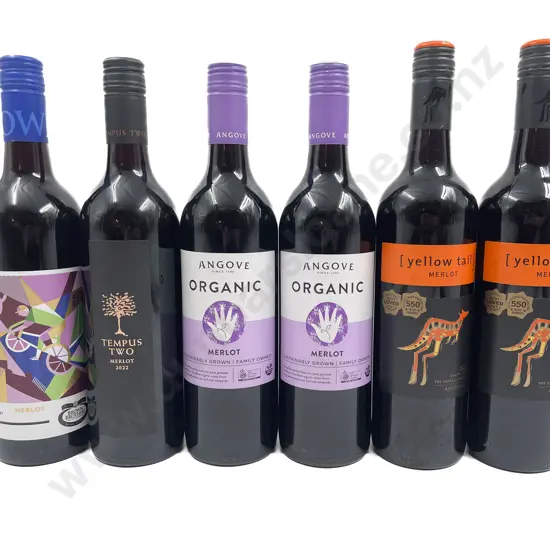 AUST Six Assorted Merlot