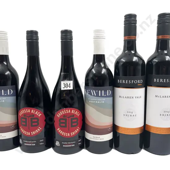 AUST Six Assorted Shiraz