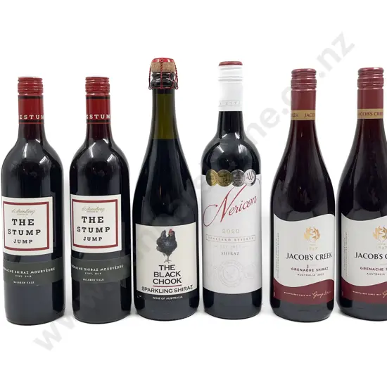 AUST Six Assorted Shiraz