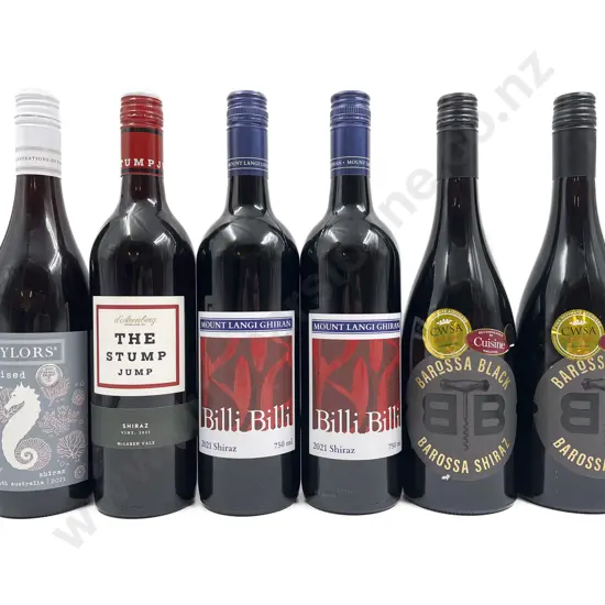 AUST Six Assorted Shiraz