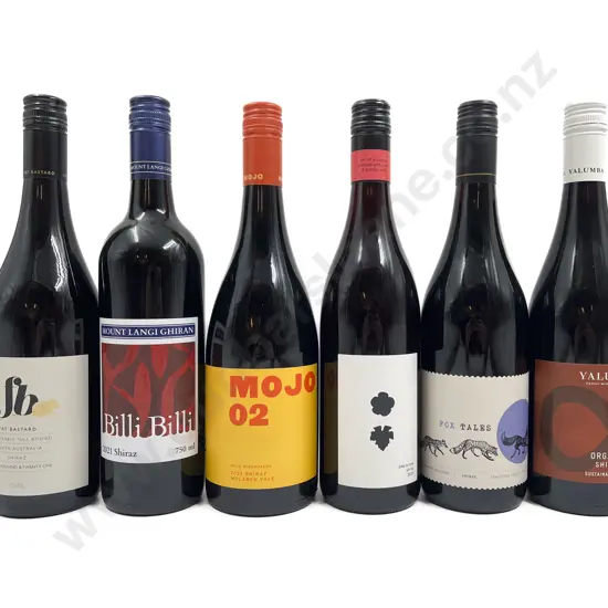 AUST Six Assorted Shiraz