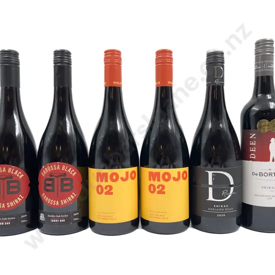 AUST Six Assorted Shiraz