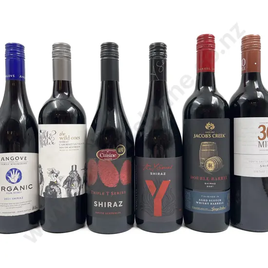 AUST Six Assorted Shiraz
