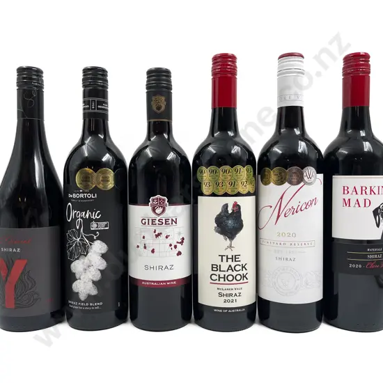 AUST Six Assorted Shiraz
