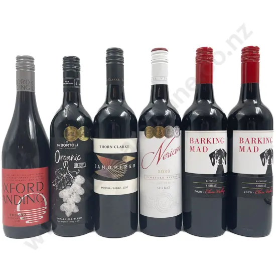 AUST Six Assorted Shiraz