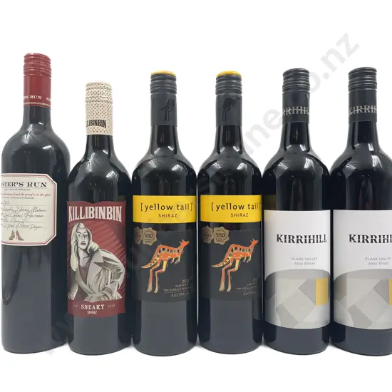 AUST Six Assorted Shiraz