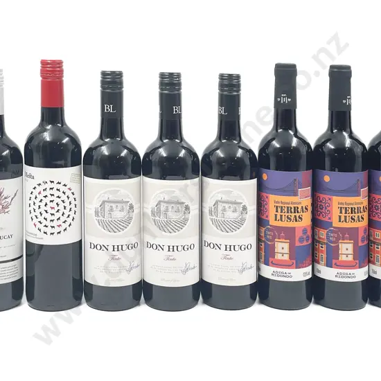 Eight Assorted Portuguese Red Wines