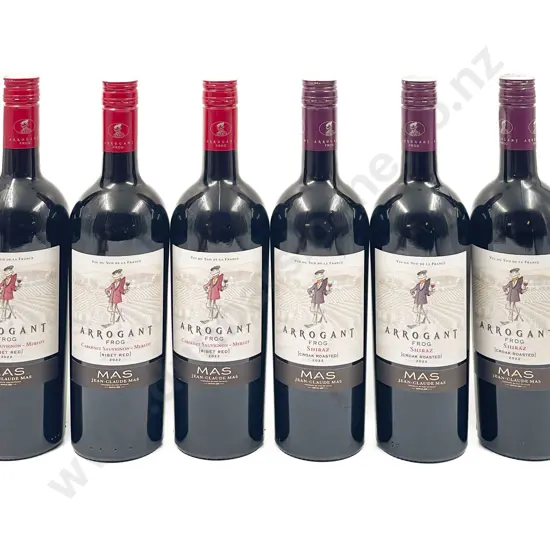 Six Assorted French Red Wines
