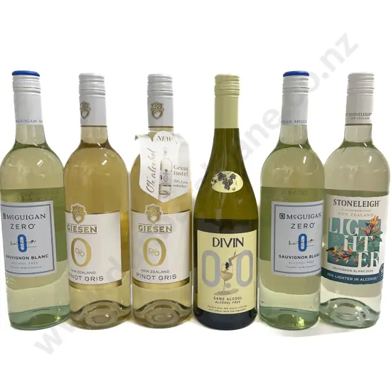 Six Assorted Non-Alcohol Wine