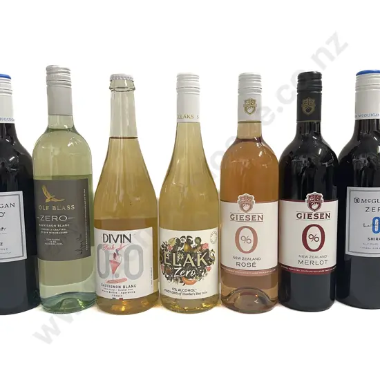 Seven Assorted Non-Alcohol Wine