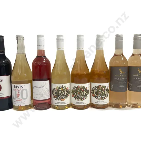 Eight Assorted Non-Alcohol Wine