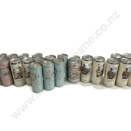 23 Cans of Assorted Wine