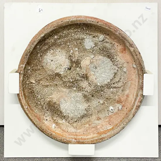 Pottery Charger on Wall Mount