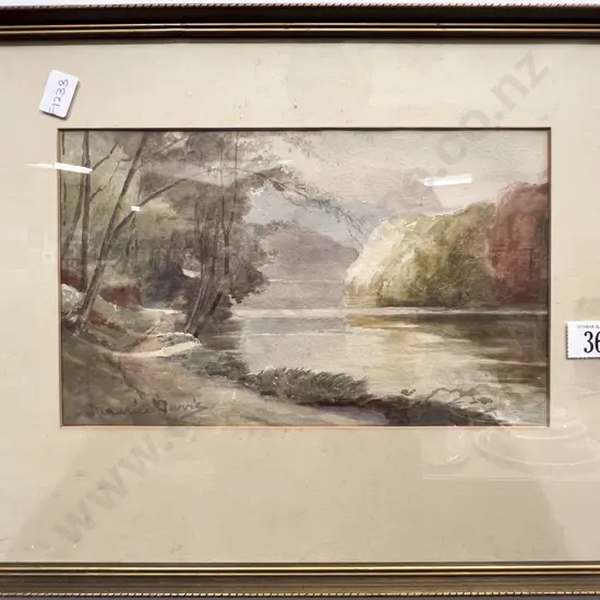 Indistinctly Signed Watercolour