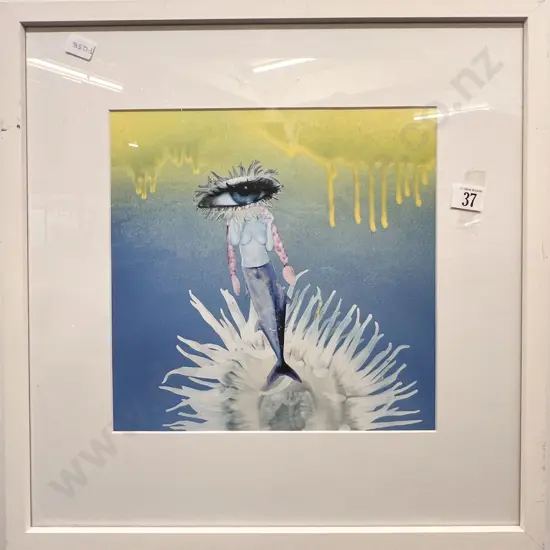 Unsigned Abstract Mixed Media