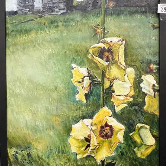 Jill Brandon Floral Study Oil on Canvas