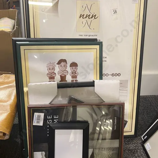 Eight Assorted As New Frames