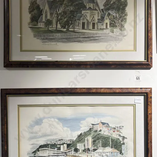 Two Works by Peter Arnold Watercolour on Paper