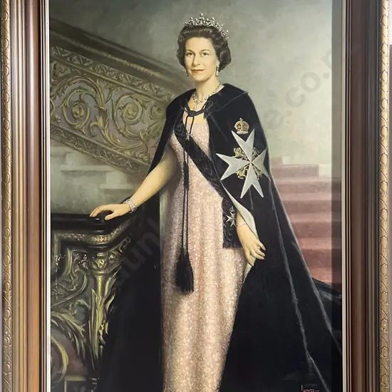 Leonard Boden Print of QE II