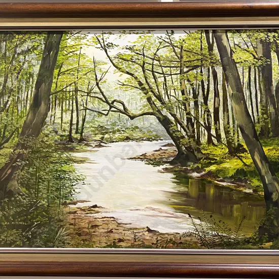 Ilma Mitchell "Kepla Track" Oil on Canvas