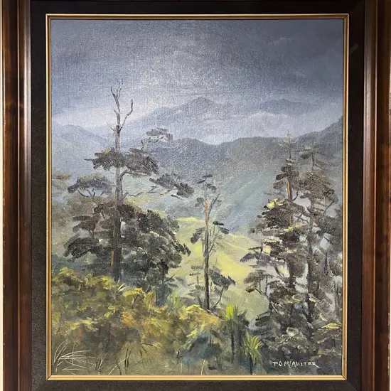 P. O . McCallistar Hillside Study Oil on Board