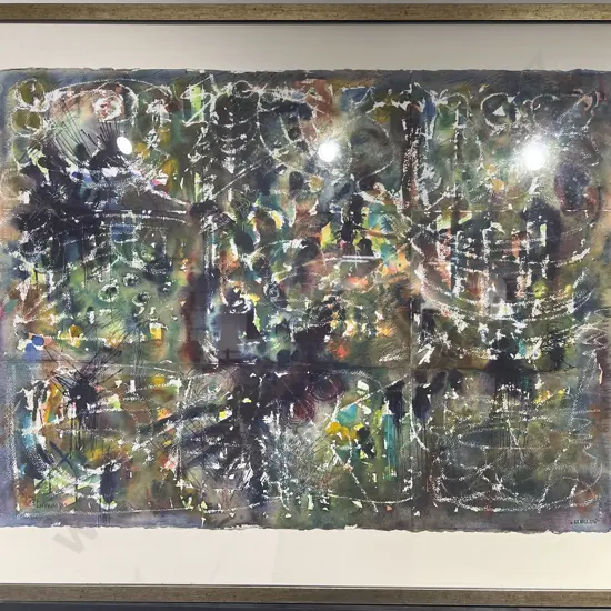 May Iremanonger "Thunder Burns the Sky" Watercolour