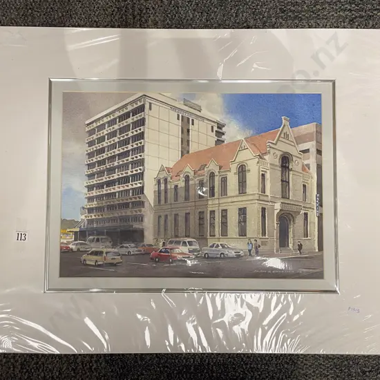 Alan G Collins "Our Original Gallery Site that I Visited in the Early 30s" W/C on Paper