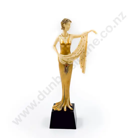 Art Deco Style Figure on Stand