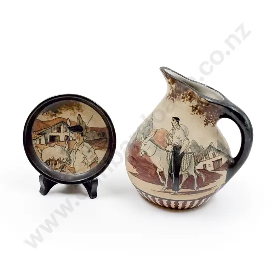 Two Pieces of Ciboure French Pottery C1950