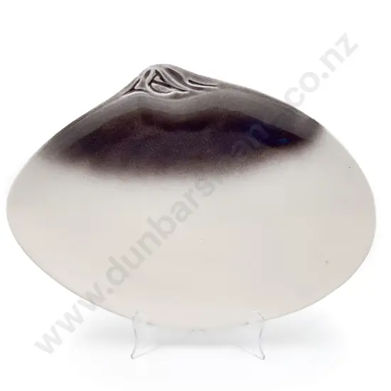 NZ Pottery Shell Form Platter