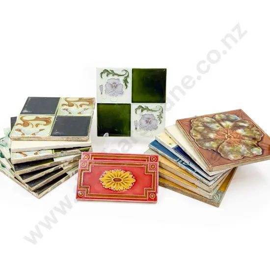 Qty of Assorted Vintage Tiles