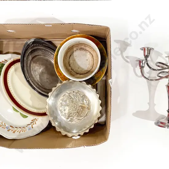 Qty of Assorted China and S/P etc.