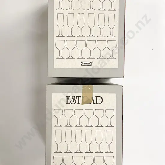 Two Boxed Sets of Glassware