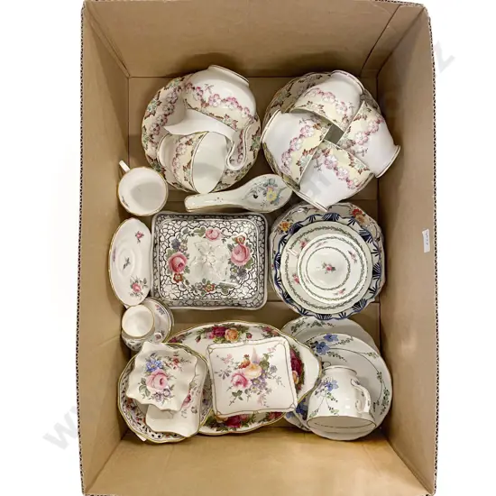 Box of Assorted Fancy China