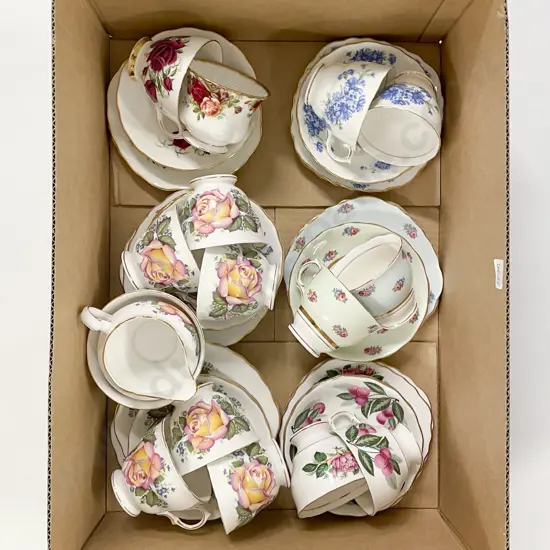 Box of Assorted Fancy China