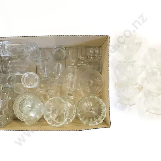 Qty of Assorted Glassware