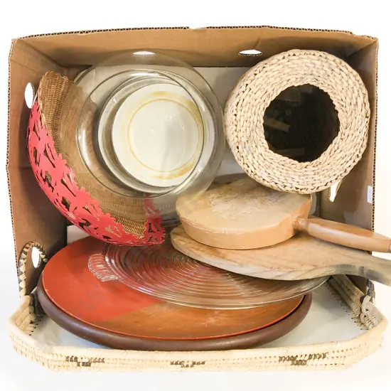 Qty of Assorted Vintage Serving Ware etc.