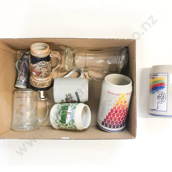 Qty of Assorted Steins