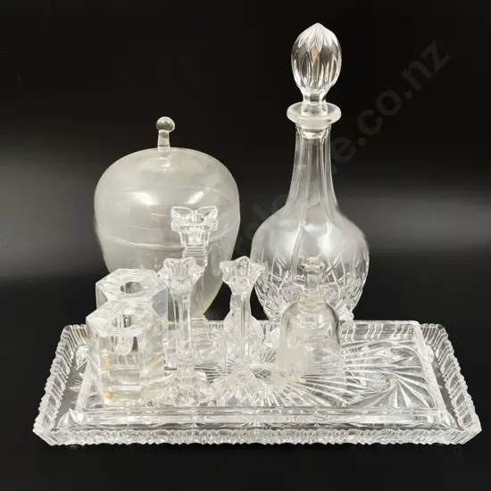 Qty of Assorted Crystal and Glassware